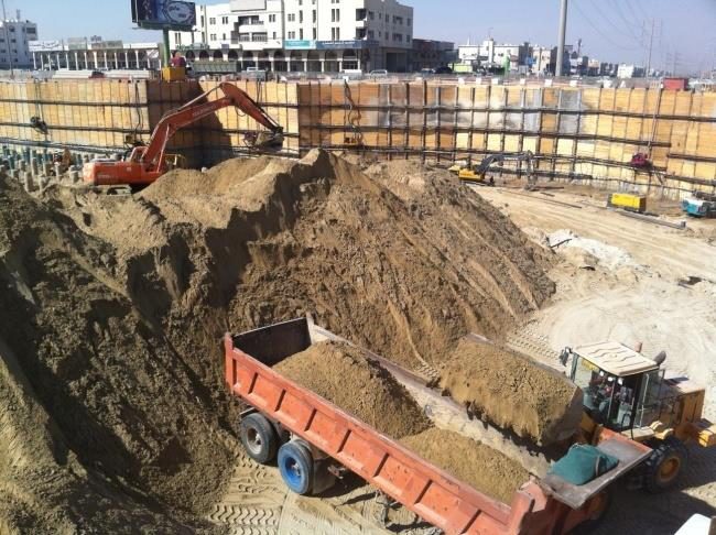 Earthmoving and excavation works on an NEGC infrastructure project